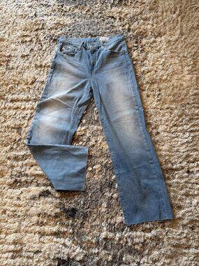 AG Adriano Goldschmied Brinley Crop Jeans Mid Rise Straight Women’s 27